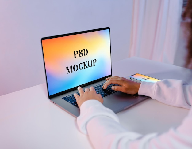 PSD psd laptop mockup