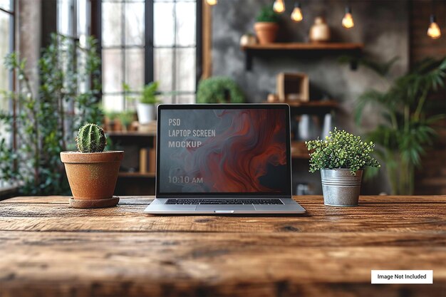 Psd laptop screen mockup