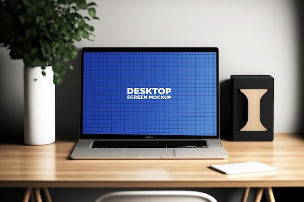 PSD laptop screen mockup