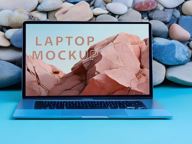 PSD laptop screen mockup