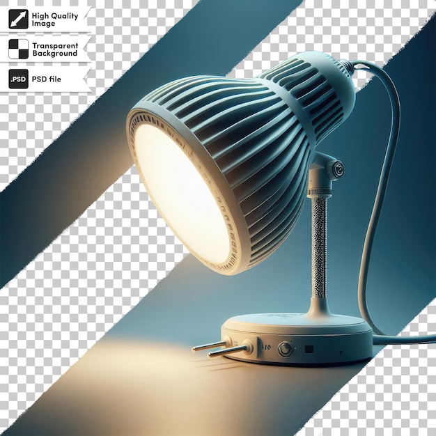 PSD psd led light bulb spotlight bulb on transparent background