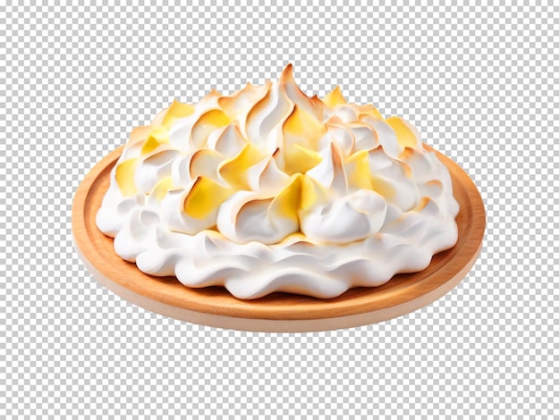 PSD psd lemon meringue pie png na przezroczystym tle