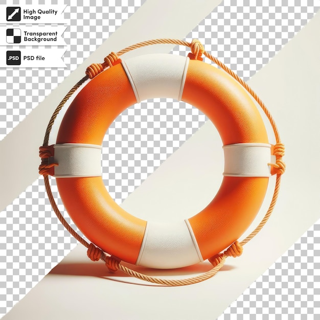 PSD psd life buoy on transparent background with editable mask layer