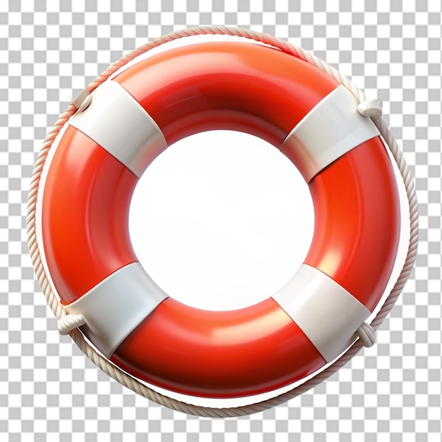 PSD psd life buoy on transparent background with editable mask layer