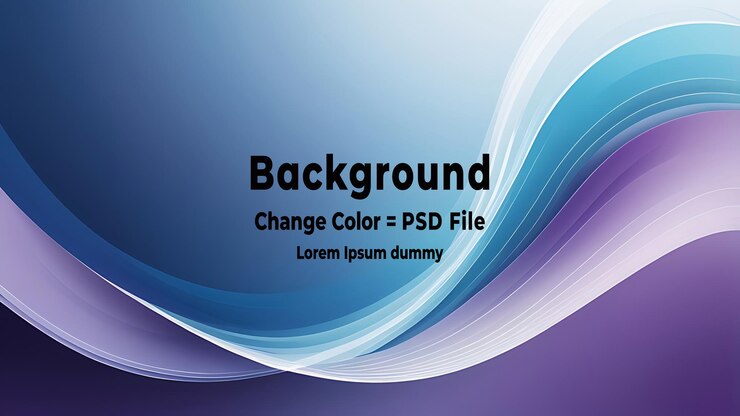 PSD psd light blue gradient abstract banner background