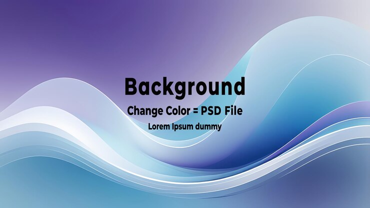 PSD psd light blue gradient abstract banner background