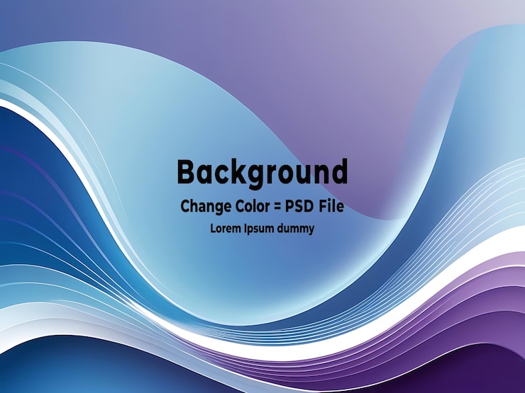 PSD psd light blue gradient abstract banner background