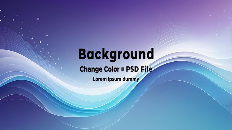 PSD psd light blue gradient abstract banner background