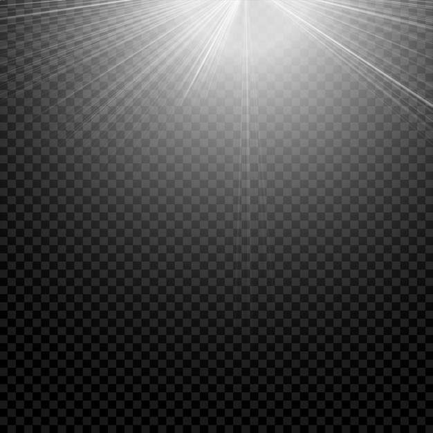 PSD psd light effect on transparent background