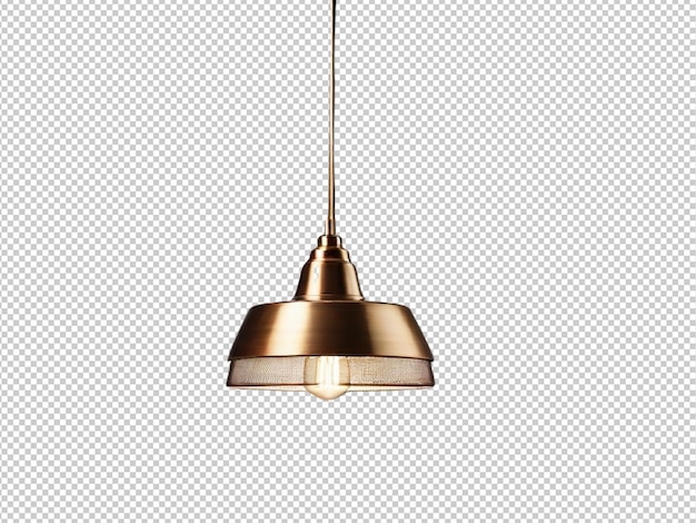 Psd of a light fixture on transparent background