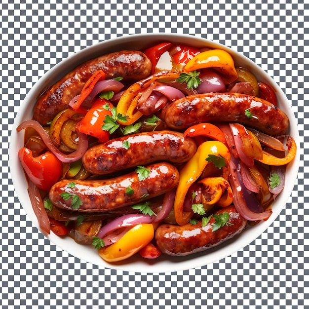 PSD psd linguica sausage isoated on transparent background