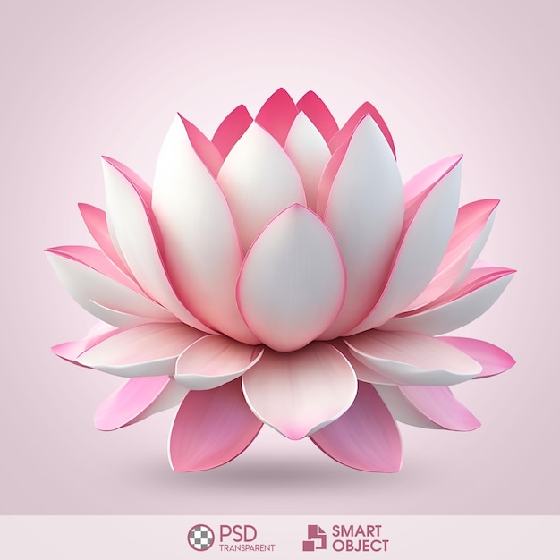 PSD psd lotus flower transparent background