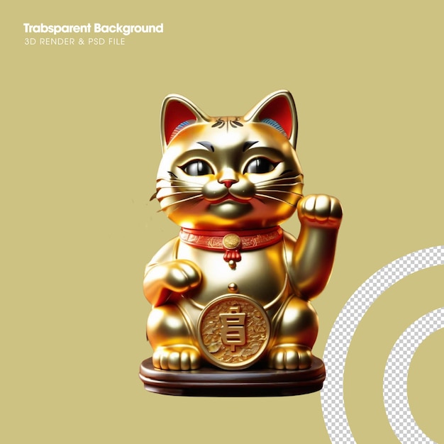 PSD psd lucky cat icon lucky cat element