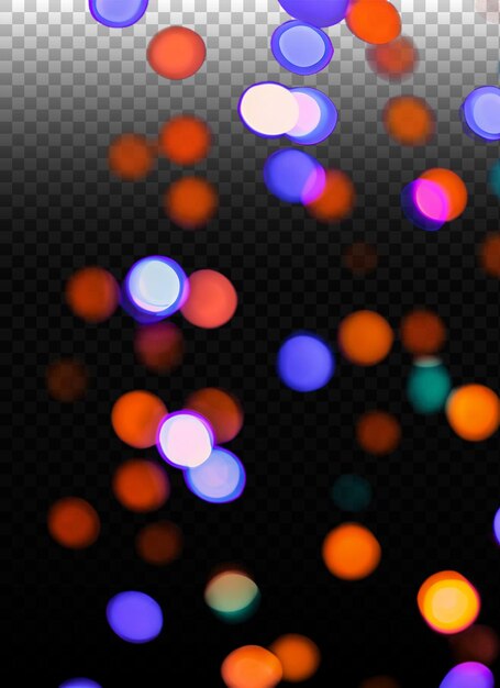 PSD psd luxury colorful bokeh background abstract lights blur bokeh background png