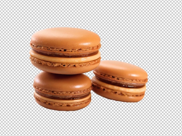 PSD psd macarons png on a transparent background