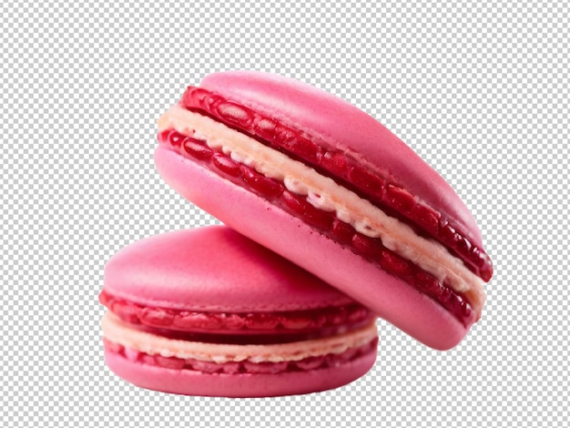 PSD psd macarons png on a transparent background