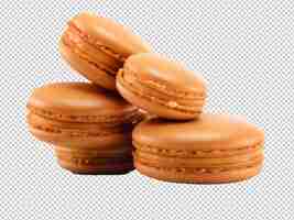 PSD psd macarons png on a transparent background