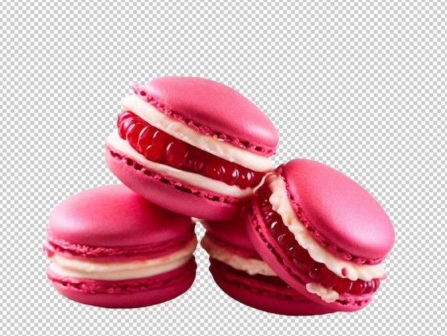 PSD psd macarons png on a transparent background