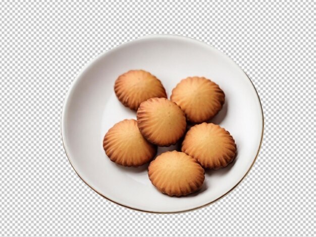 PSD psd of a madeleine cookie on transparent background