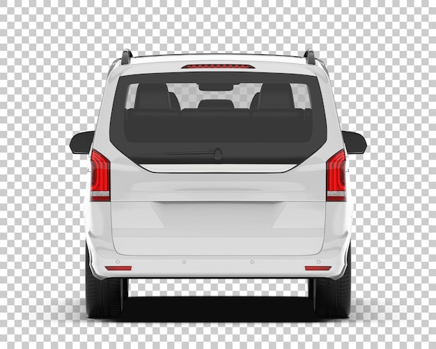 PSD psd makieta nowoczesnego samochodu na przezroczystym tle ilustracja renderowania 3d