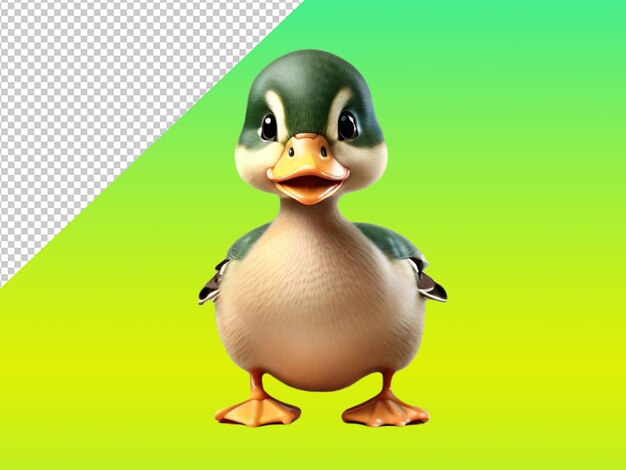 PSD psd of a mallard on transparent background