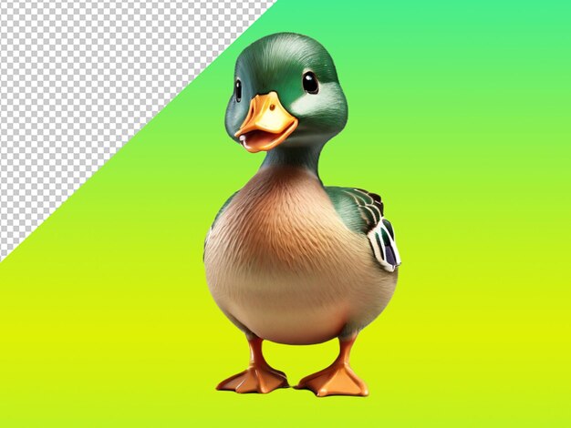 PSD psd of a mallard on transparent background