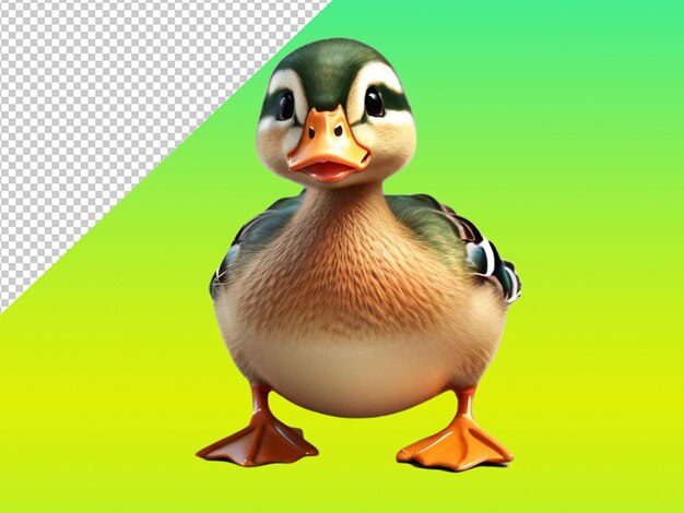 PSD psd of a mallard on transparent background