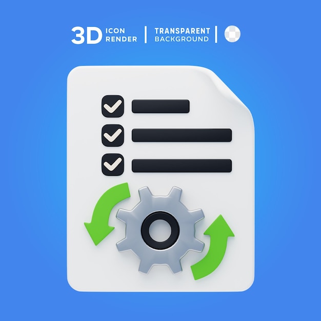 PSD psd management 3d illustration