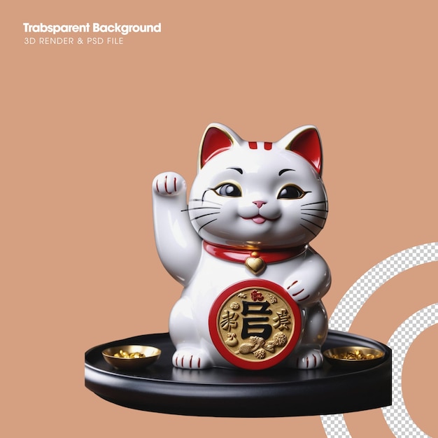 PSD psd maneki neko isolated