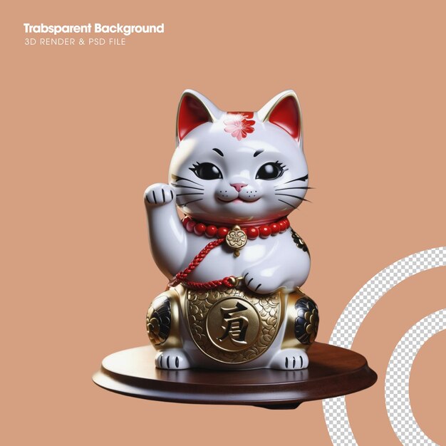 PSD psd maneki neko isolated