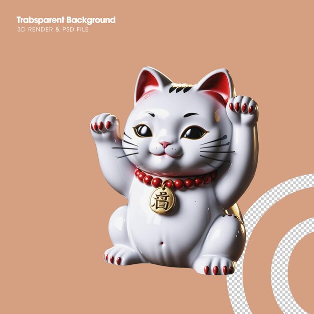 PSD psd maneki neko isolated