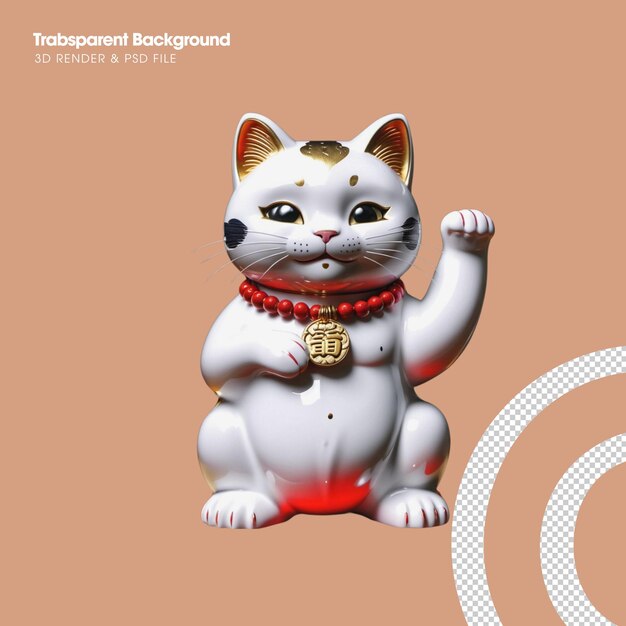 PSD psd maneki neko isolated