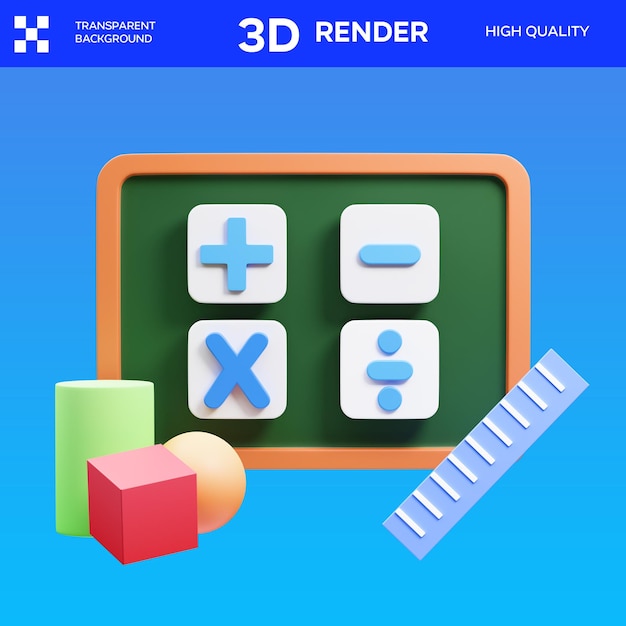 PSD マスチック 3D イラスト