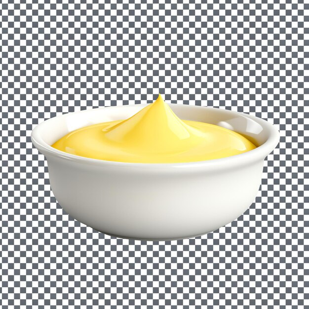 Psd mayonnaise isolated on transparent background