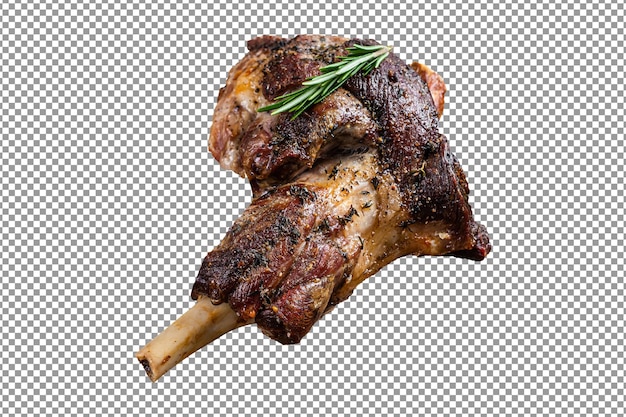 Psd meat chicken meat on isolated and transparent background