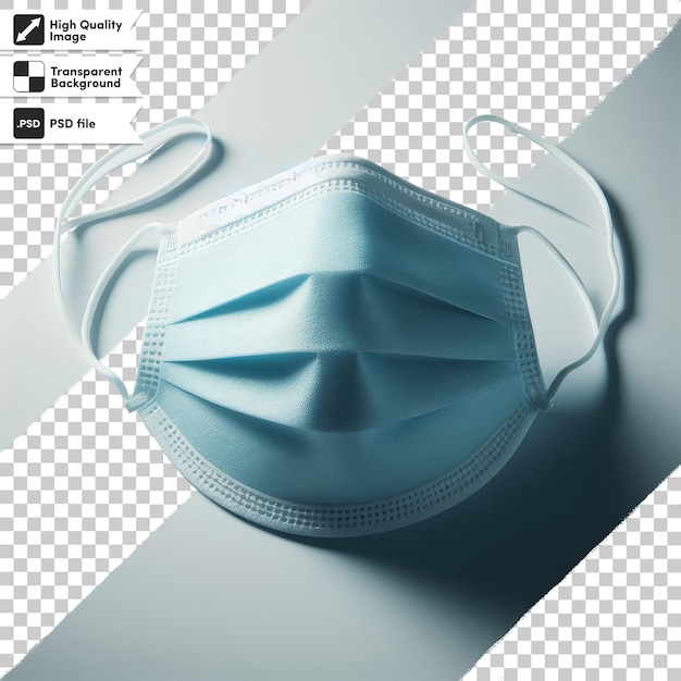 PSD psd medicine mask on transparent background