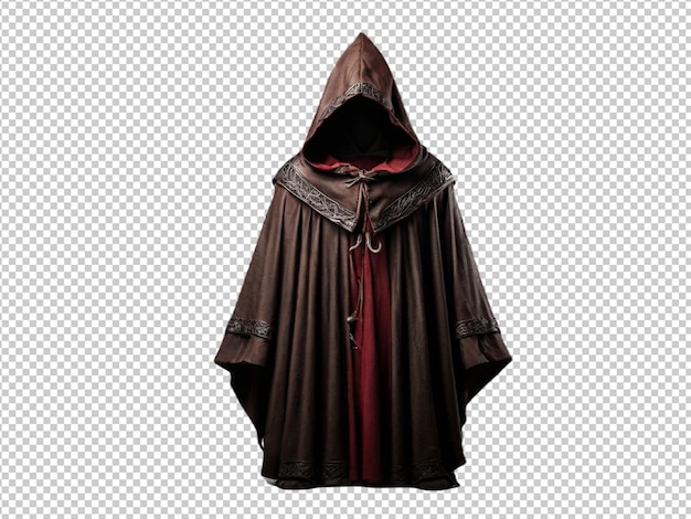 PSD psd of a medieval hooded cloak