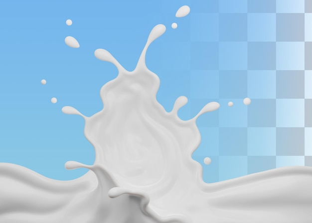 PSD Melkplons 3D-rendering