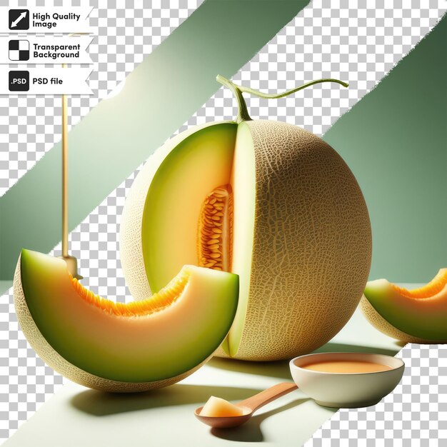 PSD psd melon on transparent background