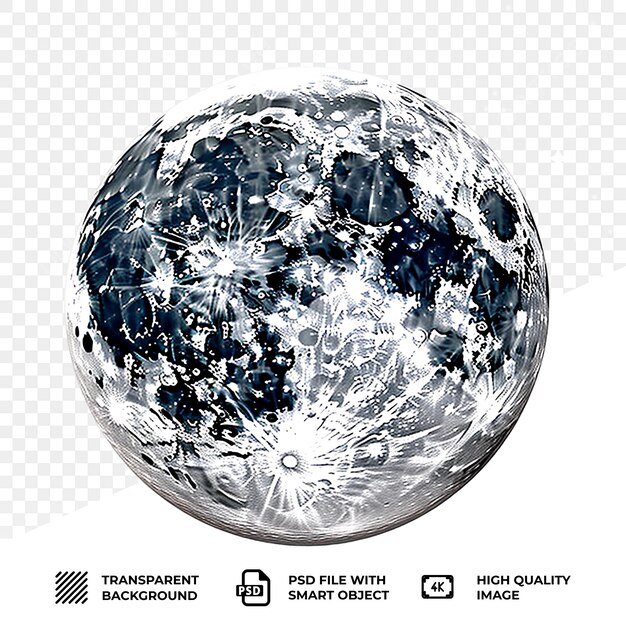 PSD psd mercury planet isolated on transparent background