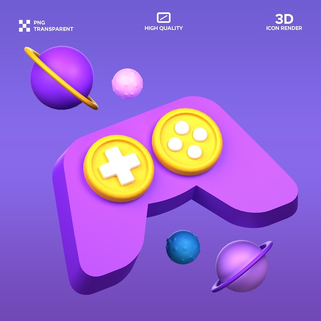 Иллюстрация игрового 3D-метаверса PSD