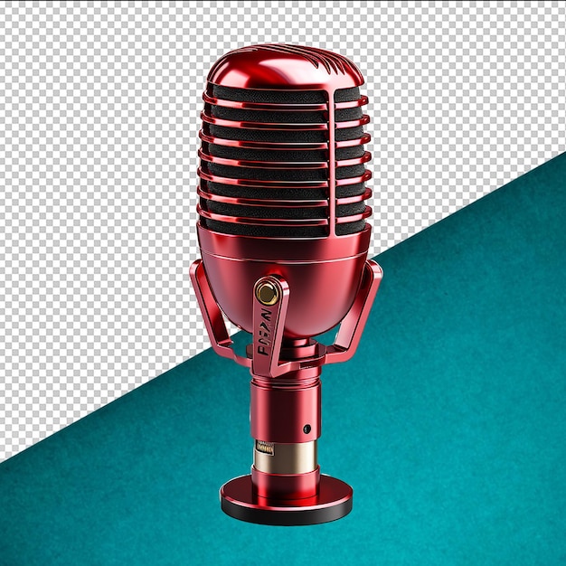 PSD psd microphone on transparent background