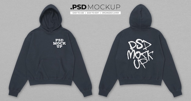 psd mockup boxy hoodie