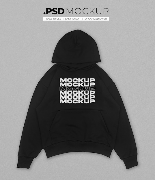 PSD Mockup Oversize Hoodie