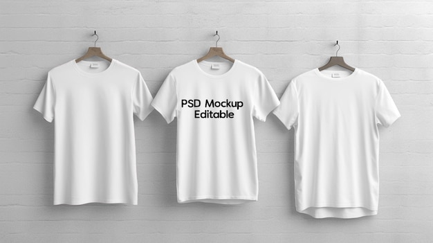 Psd макет футболки редактируемый