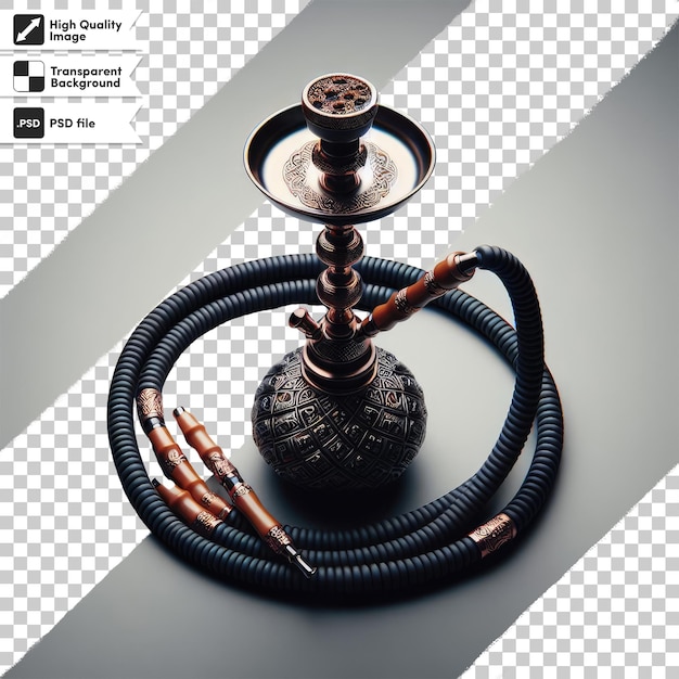 PSD psd modern design of the hookah on transparent background