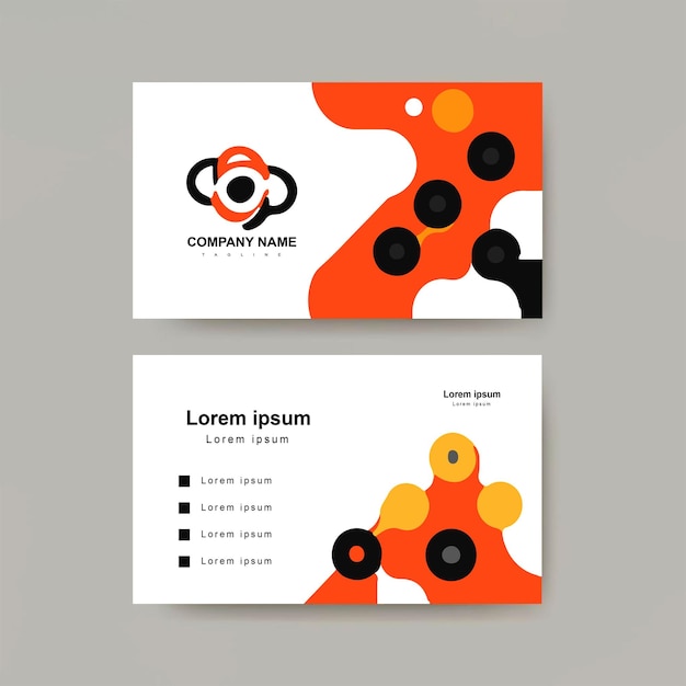 PSD psd modern doublesided business card template