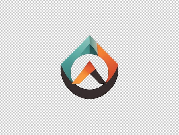 PSD psd of a modern minimalist logo on transparent background