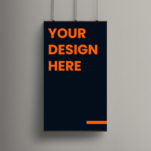 PSD psd modern poster design template