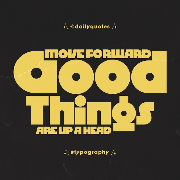 ソーシャルメディアとインスタグラムのポストテンプレートのためのモダンタイポグラフィーデザインコンセプト (PSD Modern Typography Design Concept for Social Media and Instagram Post Template)
